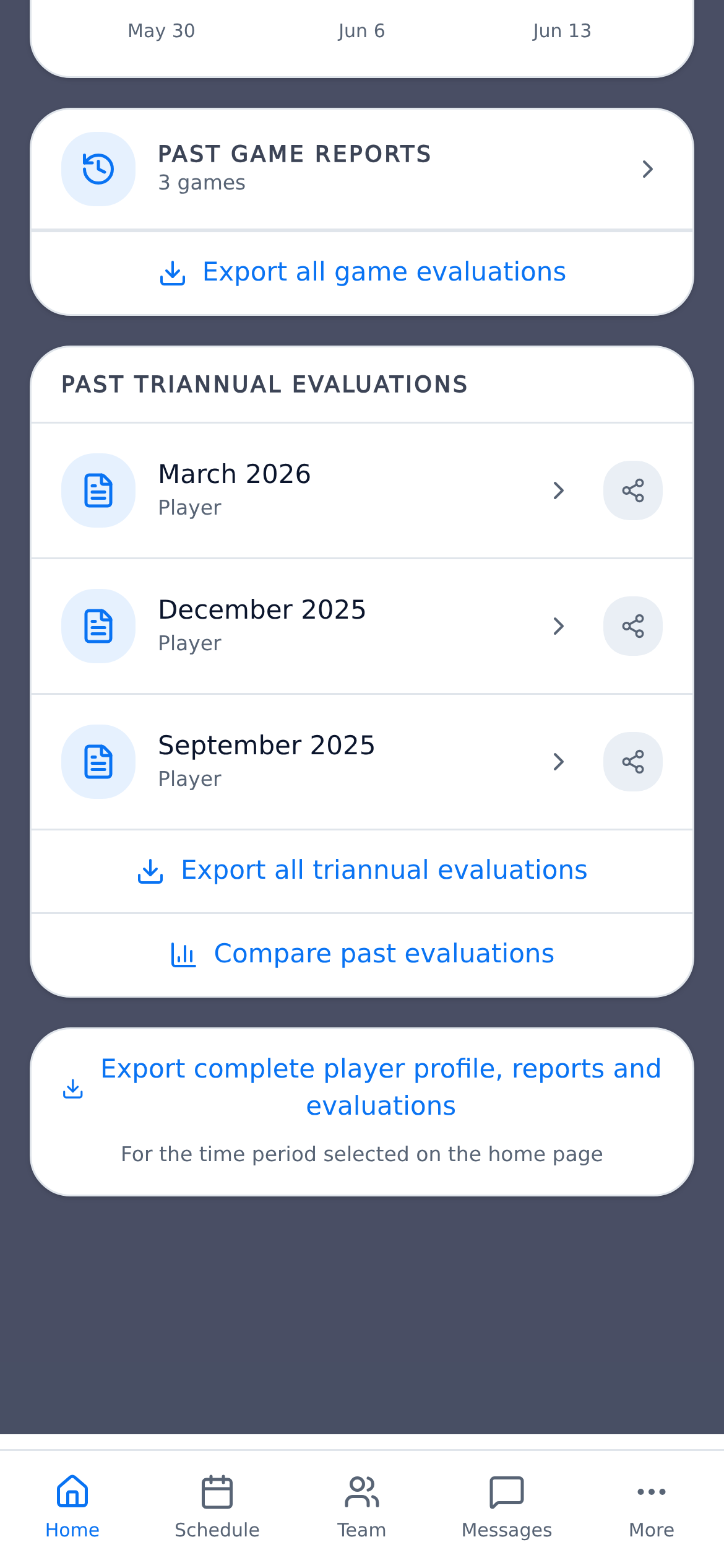 Data export